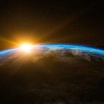 earth, space, sunlight, nature, sun rays, sunrise, sunshine, flare, world, planet, outer space, universe, galaxy, cosmos, space wallpaper, space background, background