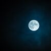 moon, full moon, sky, night sky, lunar, moonlight, night, scenery, nature, black sky, dark sky, luna