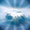 clouds, landscape, beyond, heaven, shine, majestic, religion, faith, light, horizon, nature, the end, resurrection, rebirth, vision, gate of heaven, transition