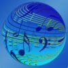 to dance, grades, notenblatt, clef, volume, tonkunst, sheet music, music, staves, lines, melody, piece of music, composition, compose, multicoloured, to dye, black, disco, discotheque, party, to celebrate, good mood