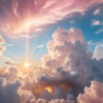 ai generated, clouds, divine, jesus, god, nature, religion, hope, sun, light